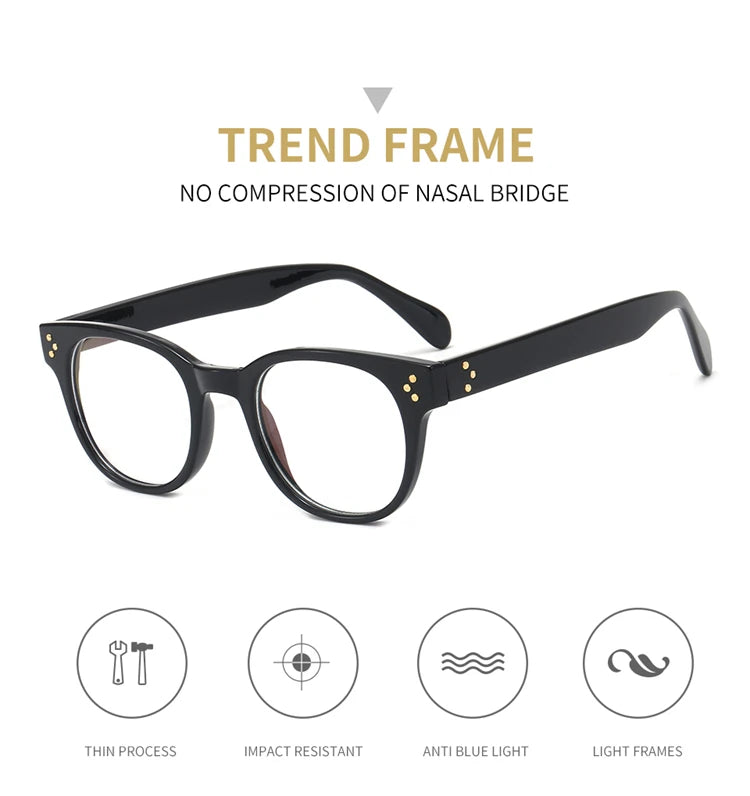 Sage Retro Unisex Anti-Blue Light Blocking Glasses