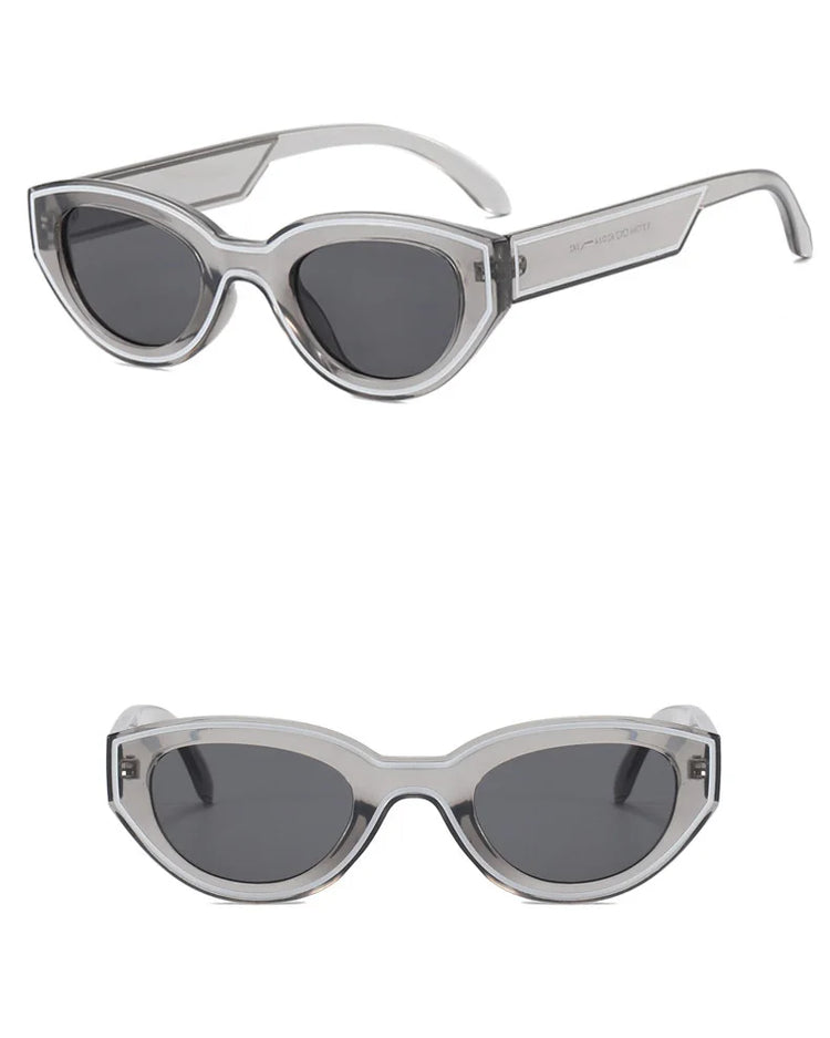 Kinesis Unisex Oval Cat Eye Retro UV400 Sunglasses