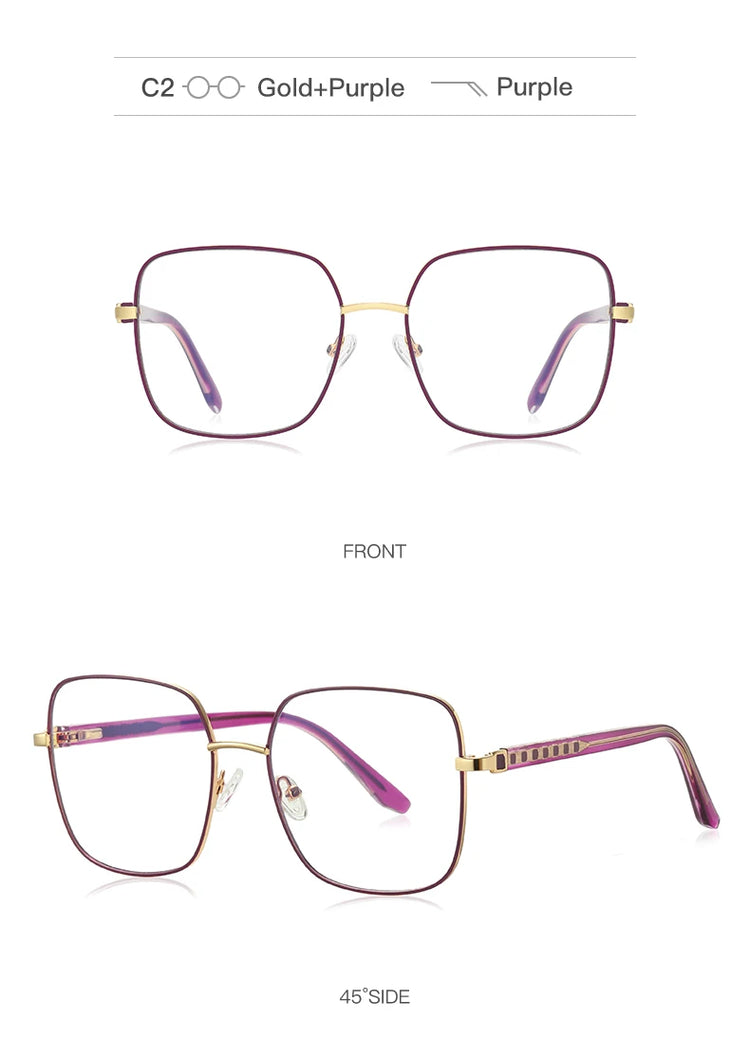Koa Unisex Square Frame Anti  Blue Light Blocking Eyeglasses