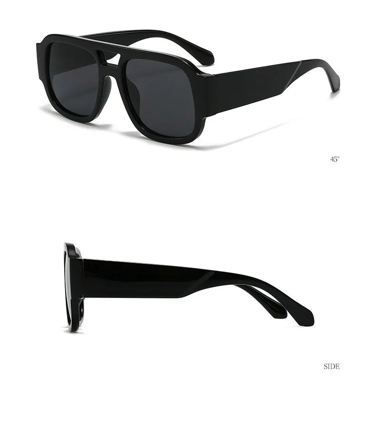 Axis Unisex Flat Top Pilot Frame UV400  Sunglasses