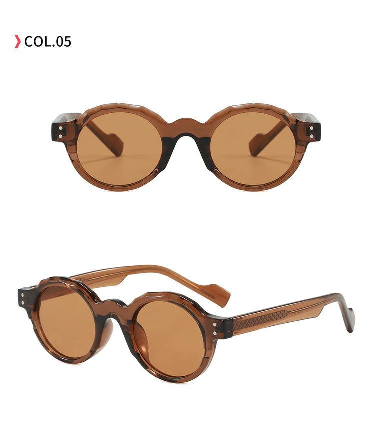 Hype Retro Round Frame Unisex UV400 Sunglasses