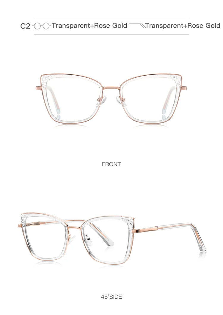 Esme Women's Cat-Eye Anti-Blue Light Glasses