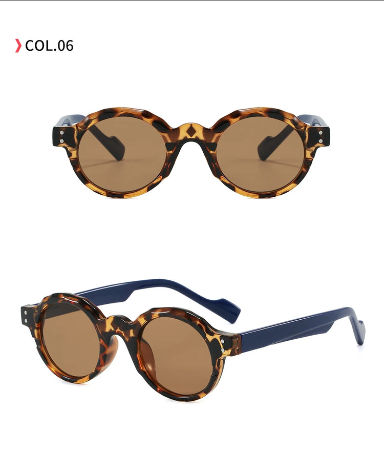 Hype Retro Round Frame Unisex UV400 Sunglasses