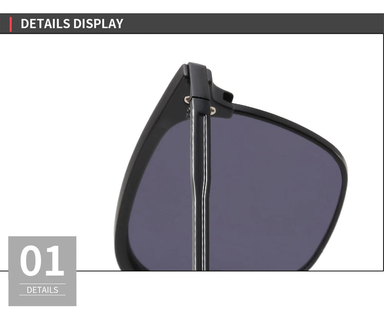 Remy Unisex  Clubmaster UV400  Square Frame Sunglasses