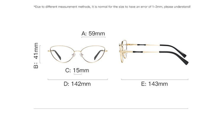 Cleo Women's Cat-Eye Anti-Blue Light Glasses