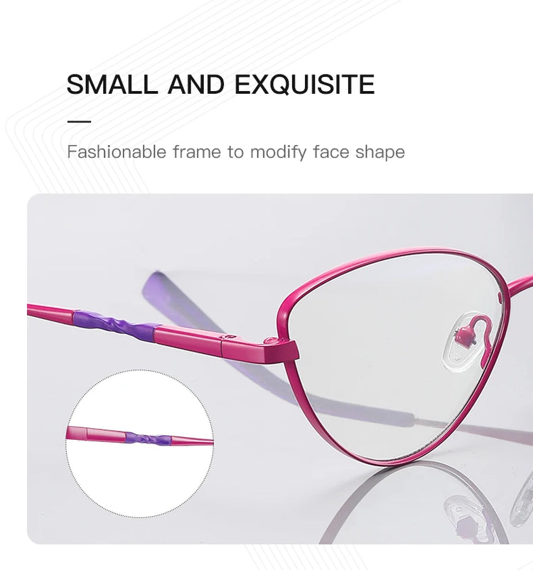 Cleo Women's Cat-Eye Anti-Blue Light Glasses