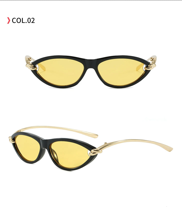 Lumen Retro Small Oval Frame Unisex UV400  Ssungalsses