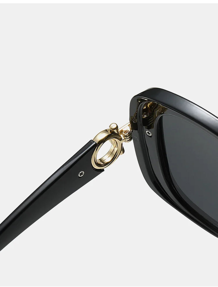 Rhiannon Women's Retro Square Frame UV400 Sunglasses