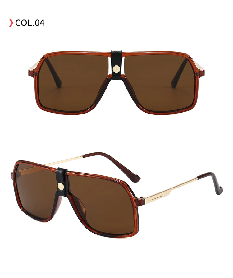 Amari Men's Shield Frame Gradient Lens UV400 Sunglasses