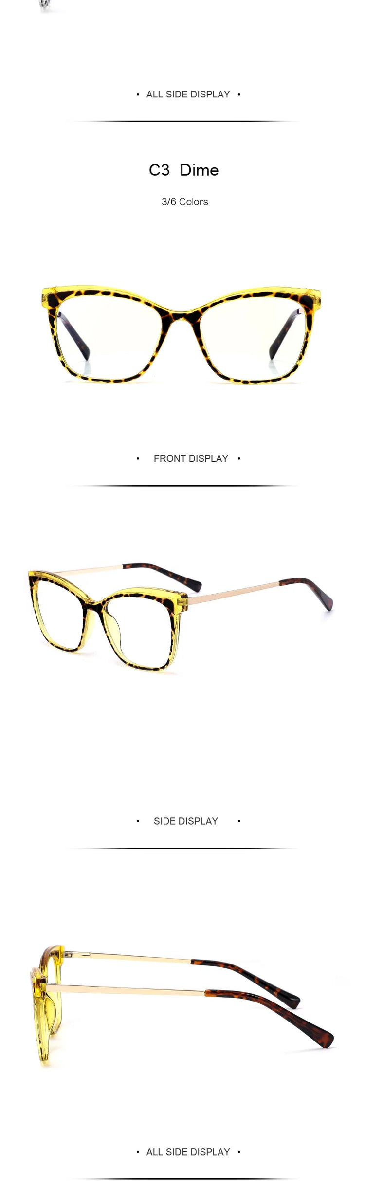 River Women's Two Tone Cat Eye Anti-Blue Light Blocking Glasses