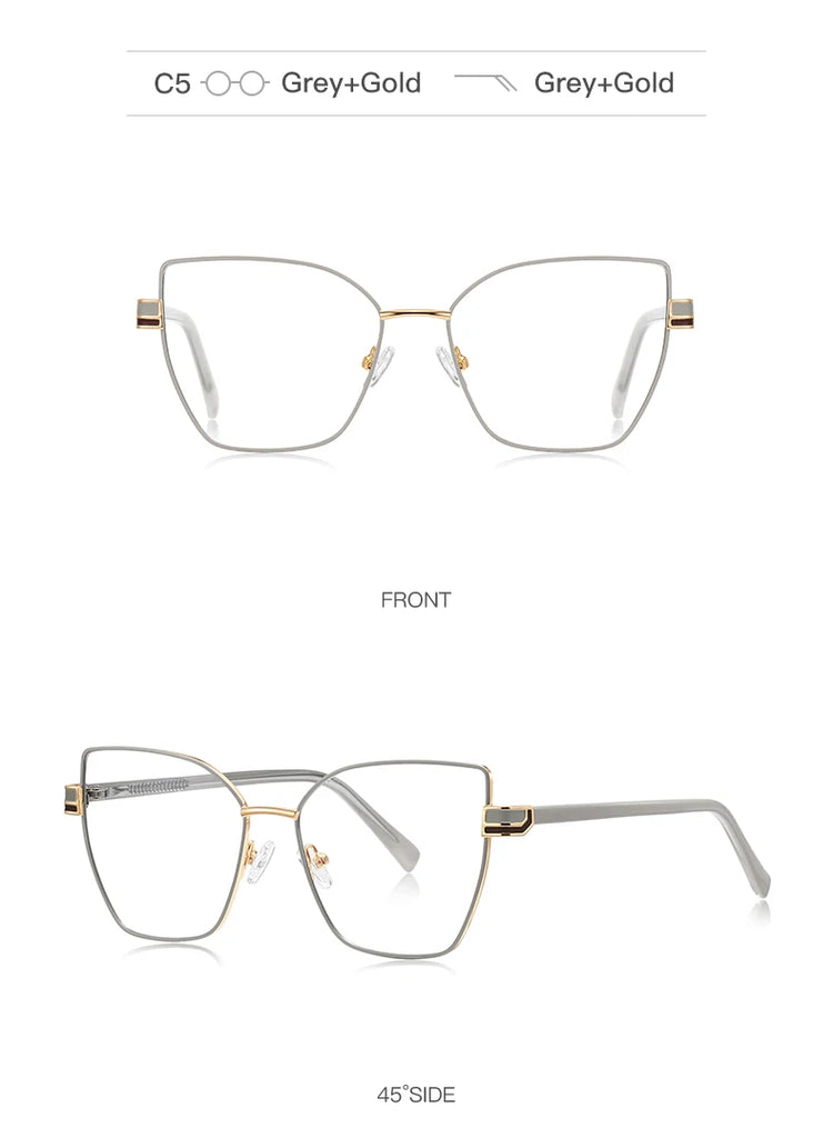 Zaya Women's Cat Eye Frame Anti Blue Light Glasses