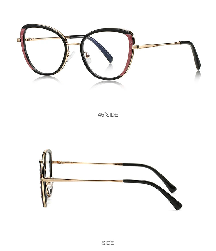 Kaia Women's Cat-Eye Anti-Blue Light Blocking Computer Glasses