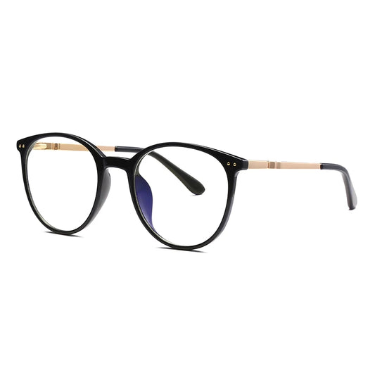 HARRIS ROUND METAL FRAME ANTI BLUE LIGHT UNISEX BLOCKING GLASSES