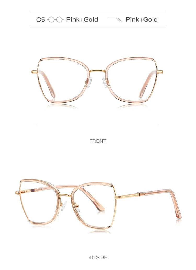 Solene Women's Cat Eye Blue Light Blocking Computer Glasses