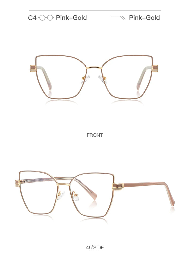 Zaya Women's Cat Eye Frame Anti Blue Light Glasses