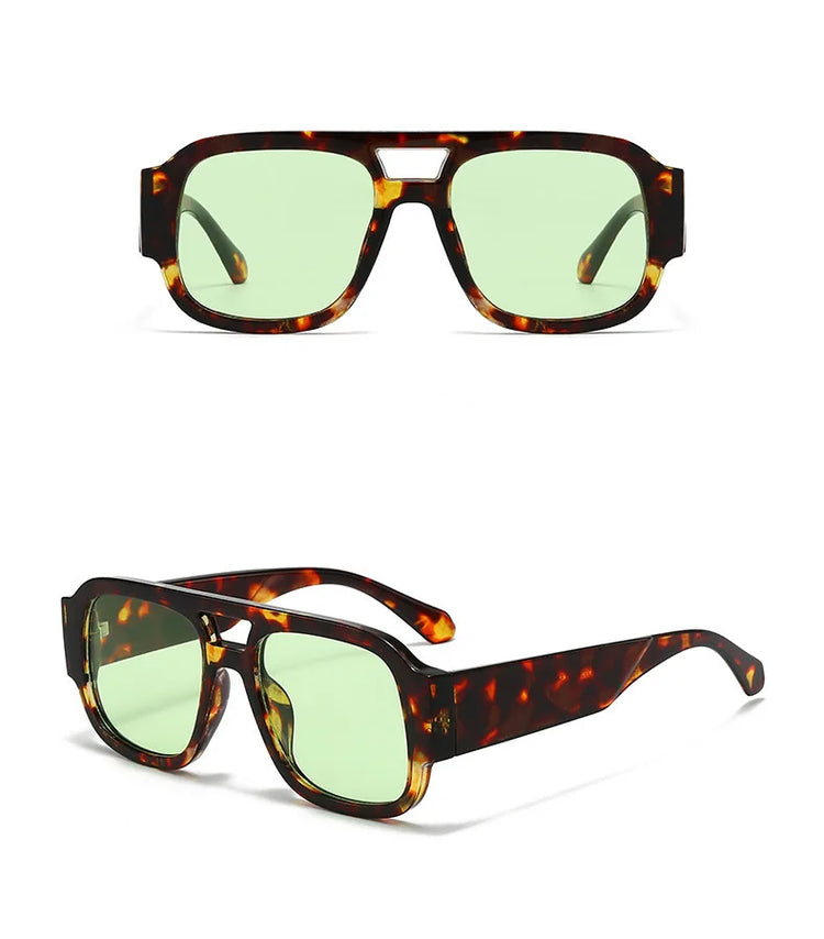 Axis Unisex Flat Top Pilot Frame UV400  Sunglasses