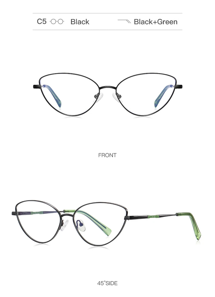 Cleo Women's Cat-Eye Anti-Blue Light Glasses