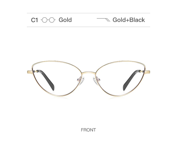 Cleo Women's Cat-Eye Anti-Blue Light Glasses
