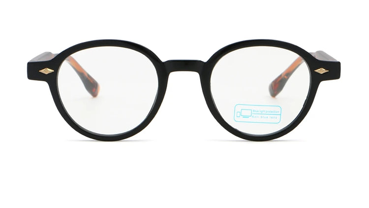 Pixel Unisex Round Frame Anti-Blue Light Blocking Glasses