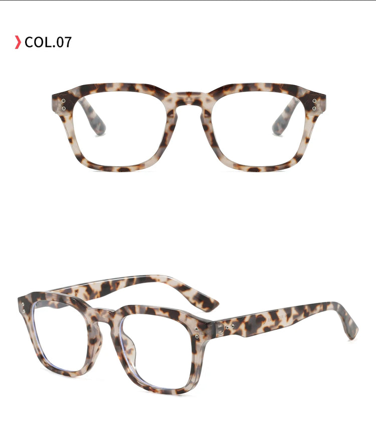 Prism Unisex Retro Square Frame Anti-Blue Light Glasses