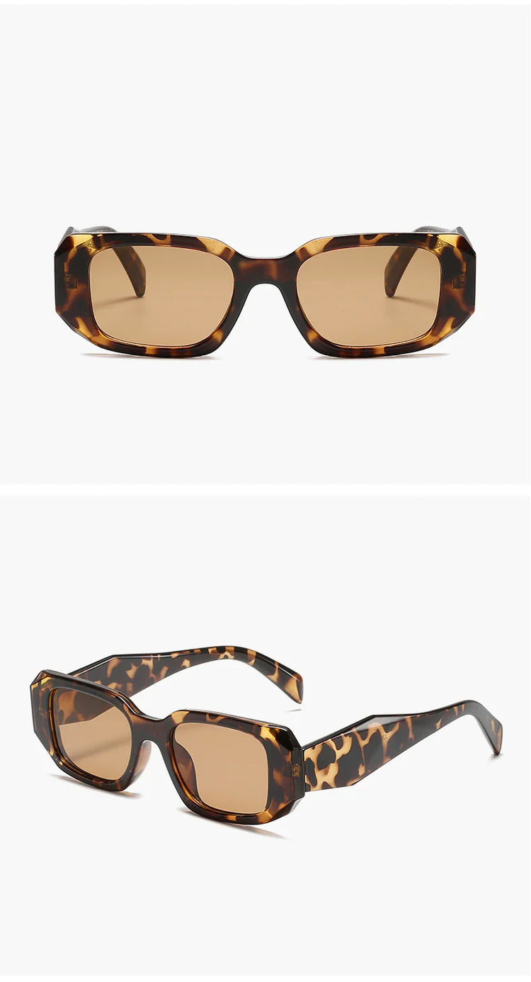 Koda Unisex Rectangle Frame UV400 Sunglasses