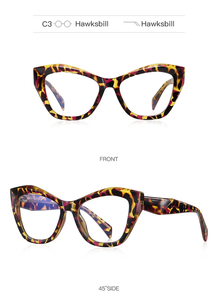 Zora Women’s Anti-Blue Light Cat Eye Frame Glasses