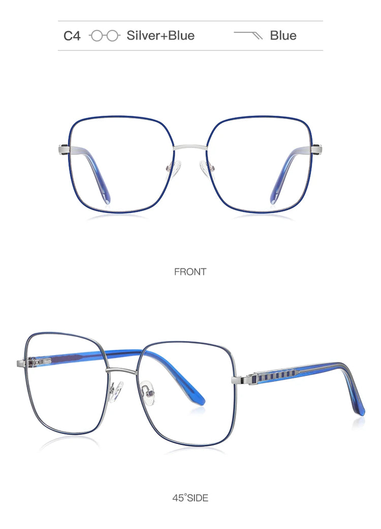 Koa Unisex Square Frame Anti  Blue Light Blocking Eyeglasses
