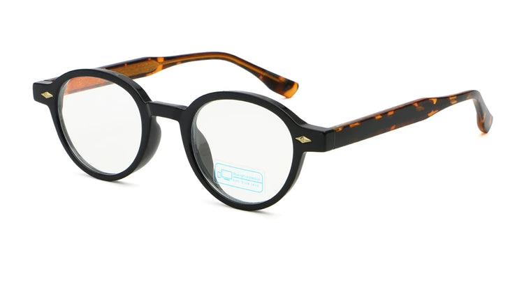 Pixel Unisex Round Frame Anti-Blue Light Blocking Glasses