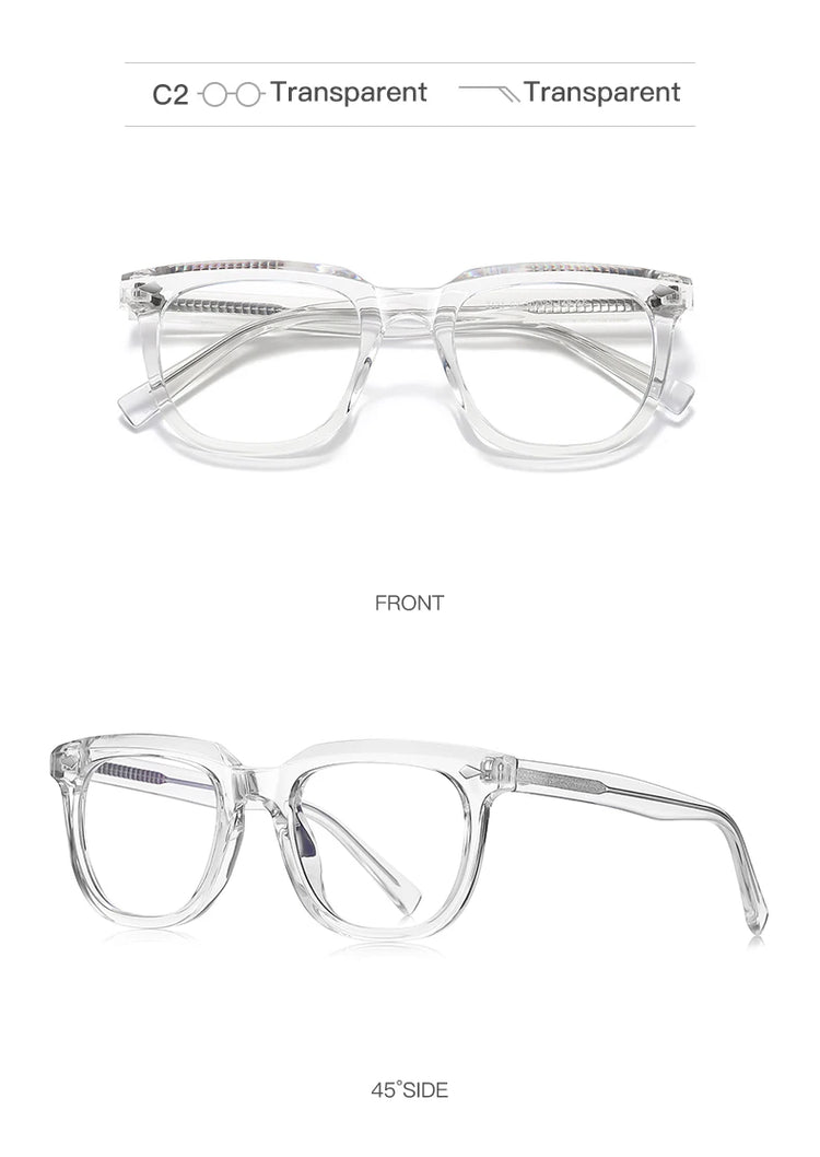 Nyra Oversized Square Frame Womens Anti Blue Light Eyeglasses