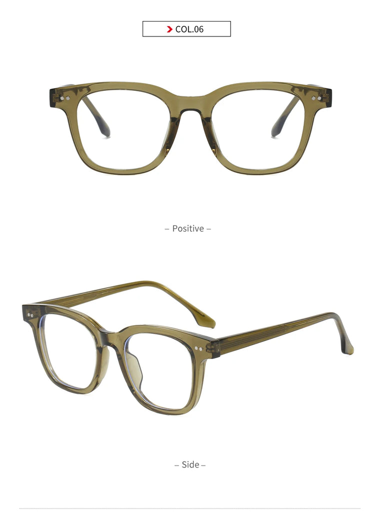 Jude Unisex Square Frame Anti-Blue Light Blocking Glasses