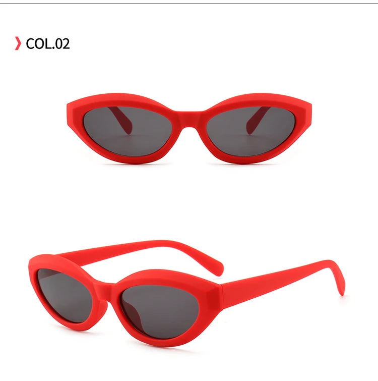 Haven Unisex Retro Oval Frame UV400 Sunglasses