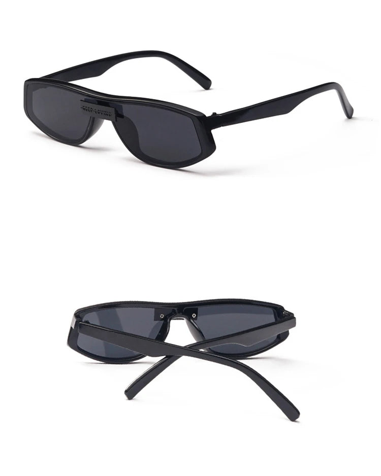 Roxie Small Rectangular Frame Unisex UV400 Sunglasses