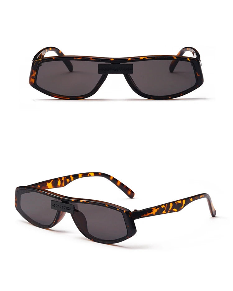 Roxie Small Rectangular Frame Unisex UV400 Sunglasses