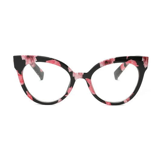 PEARL WOMEN'S FASHION OPTICAL CAT EYE FRAME GLASSES