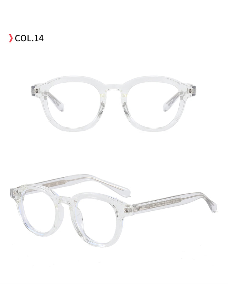 Onxy Retro Round Men'Anti Blue lIght Glasses