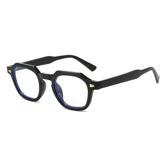 CURTIS UNISEX  THICK POLYGON FRAME ANTI-BLUE LIGHT GLASSES