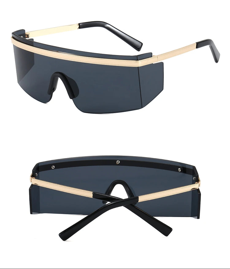 Ignis RImless Unisex Metal Detail  UV400 Sunglasses