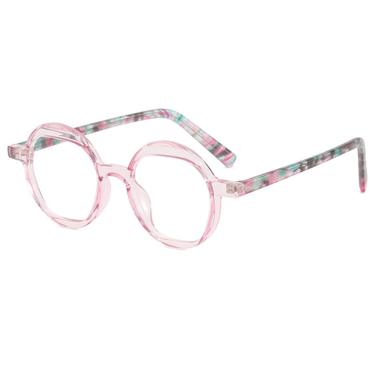 HAMILTON WOMEN'S RETRO ROUND FRAME ANTI BLUE LIGHT BLOCKING GLASSES