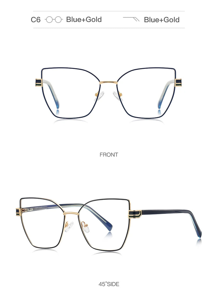 Zaya Women's Cat Eye Frame Anti Blue Light Glasses