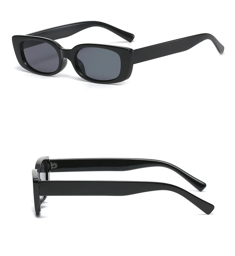 Juno Women’s Retro Rectangle Frame UV400 Sunglasses