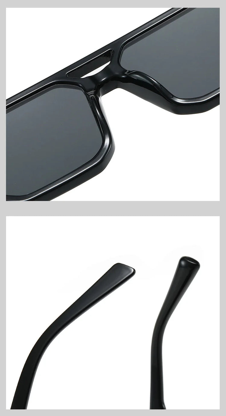 Kian Men's Double Bridge Pilot Frame Anti Blue Light Glasses