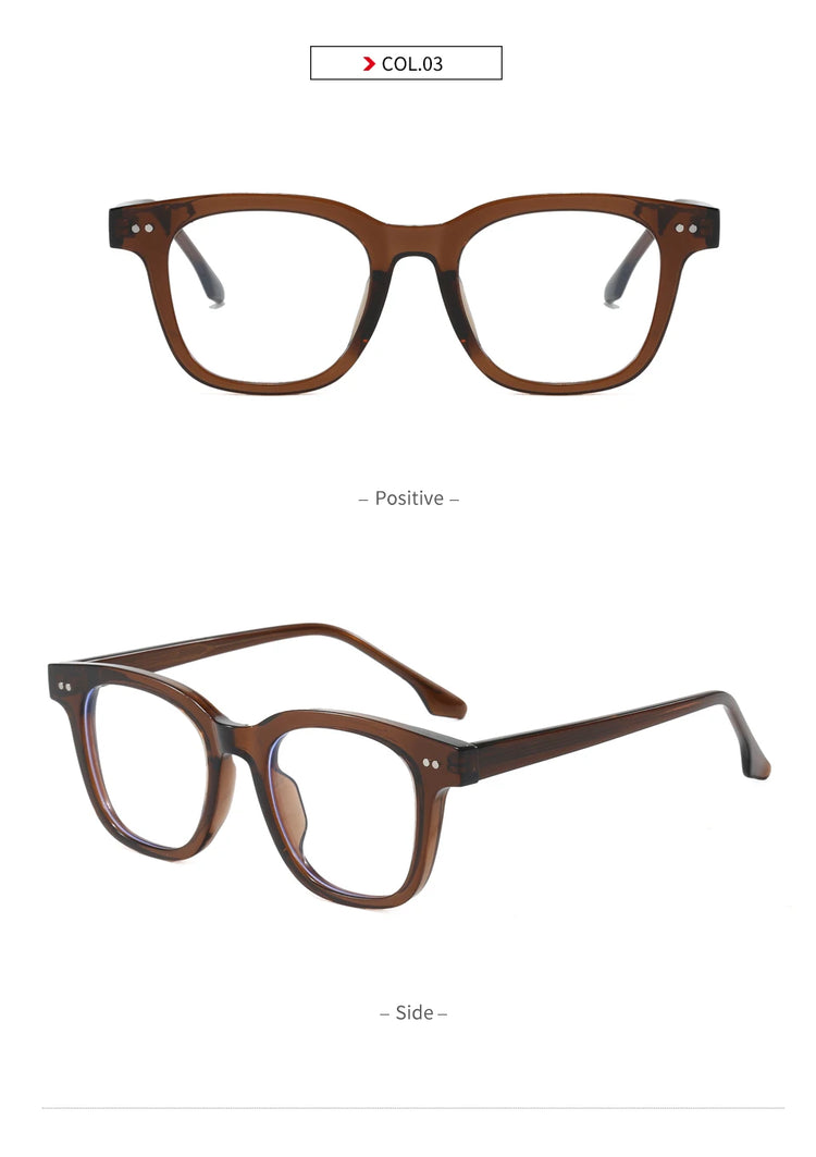 Jude Unisex Square Frame Anti-Blue Light Blocking Glasses