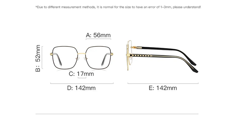 Koa Unisex Square Frame Anti  Blue Light Blocking Eyeglasses