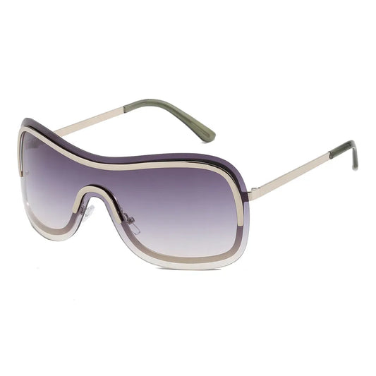 MURRAY UNISEX OVERSIZED RIMLESS Y2K SUNGLASSES