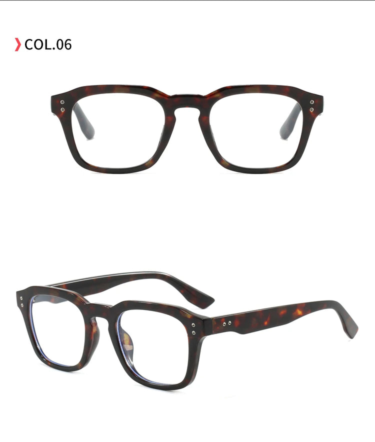 Prism Unisex Retro Square Frame Anti-Blue Light Glasses