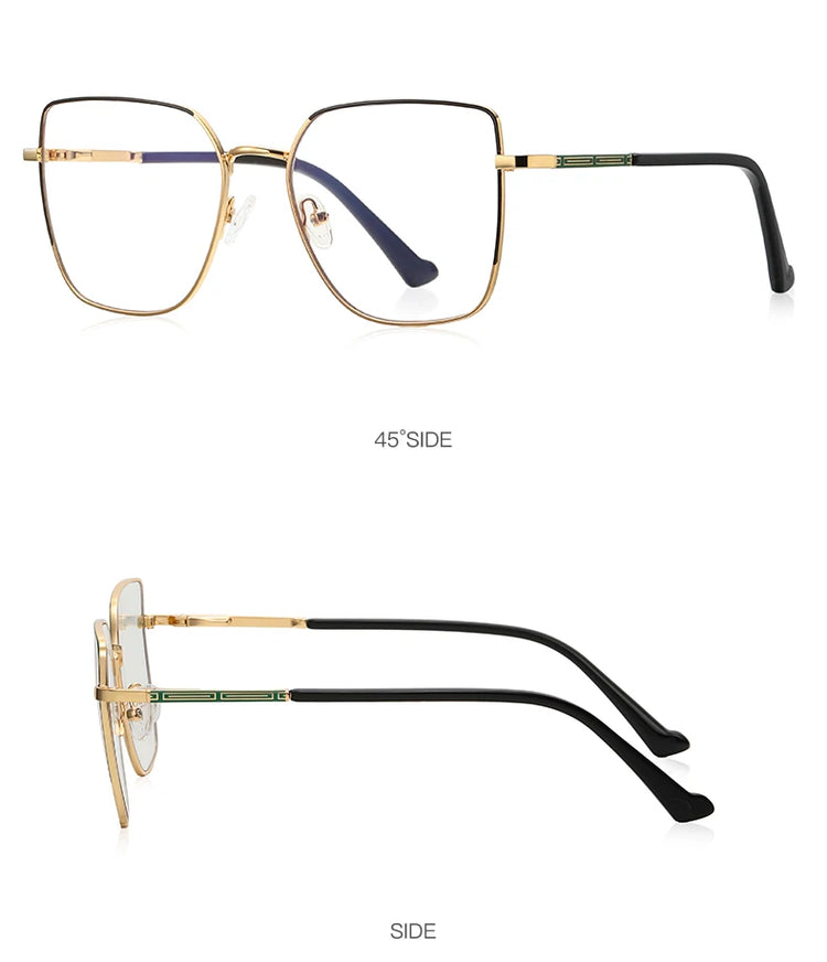 Dahlia Women's Square Frame Anti-Blue Light Glasses
