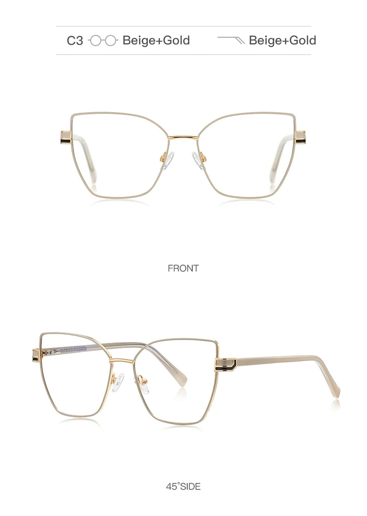 Zaya Women's Cat Eye Frame Anti Blue Light Glasses