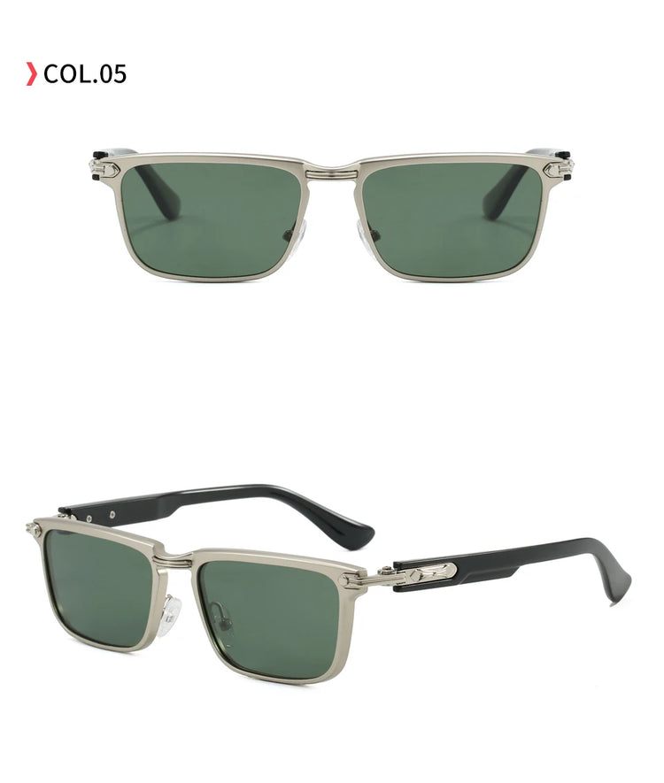 Zenith Retro Rectangle Frame UV400 Unisex Sunglasses