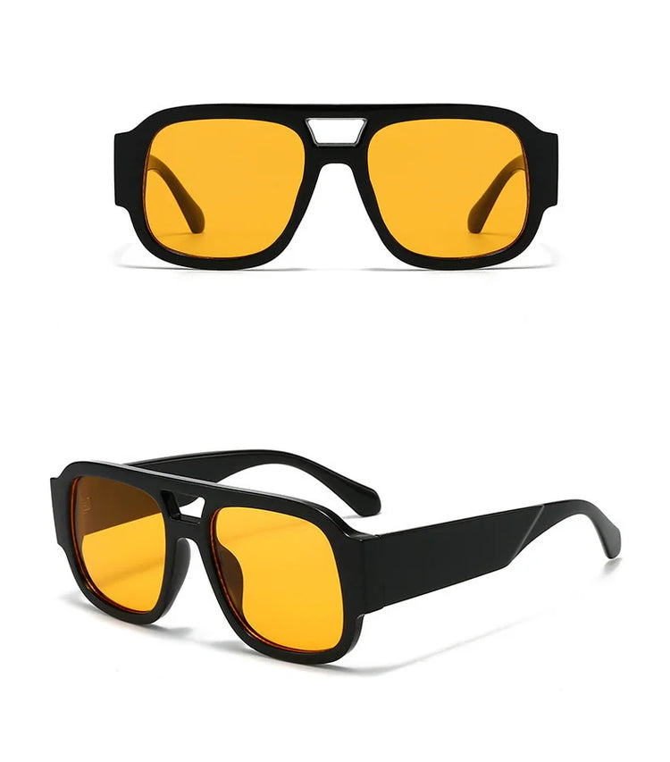 Axis Unisex Flat Top Pilot Frame UV400  Sunglasses