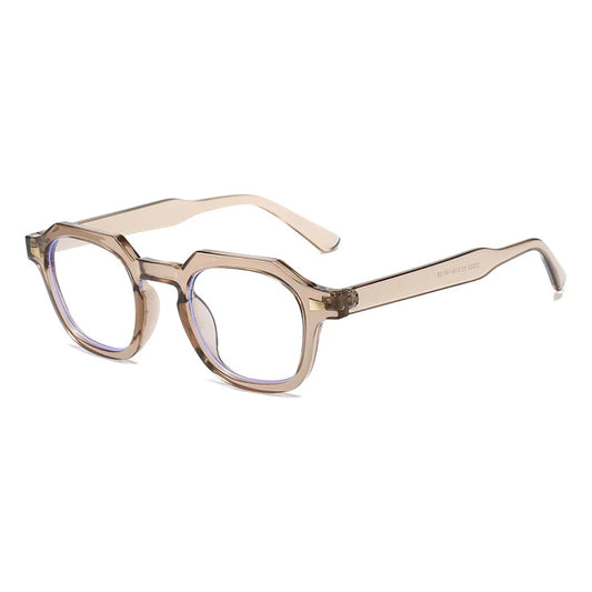 CURTIS UNISEX  THICK POLYGON FRAME ANTI-BLUE LIGHT GLASSES